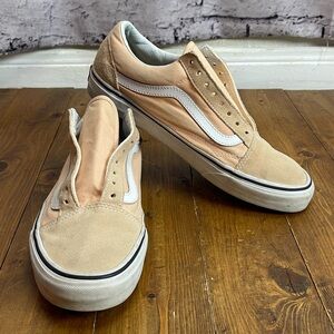 Vans Old Skool men’s size 8.5, women’s size 10 pale peach shoes